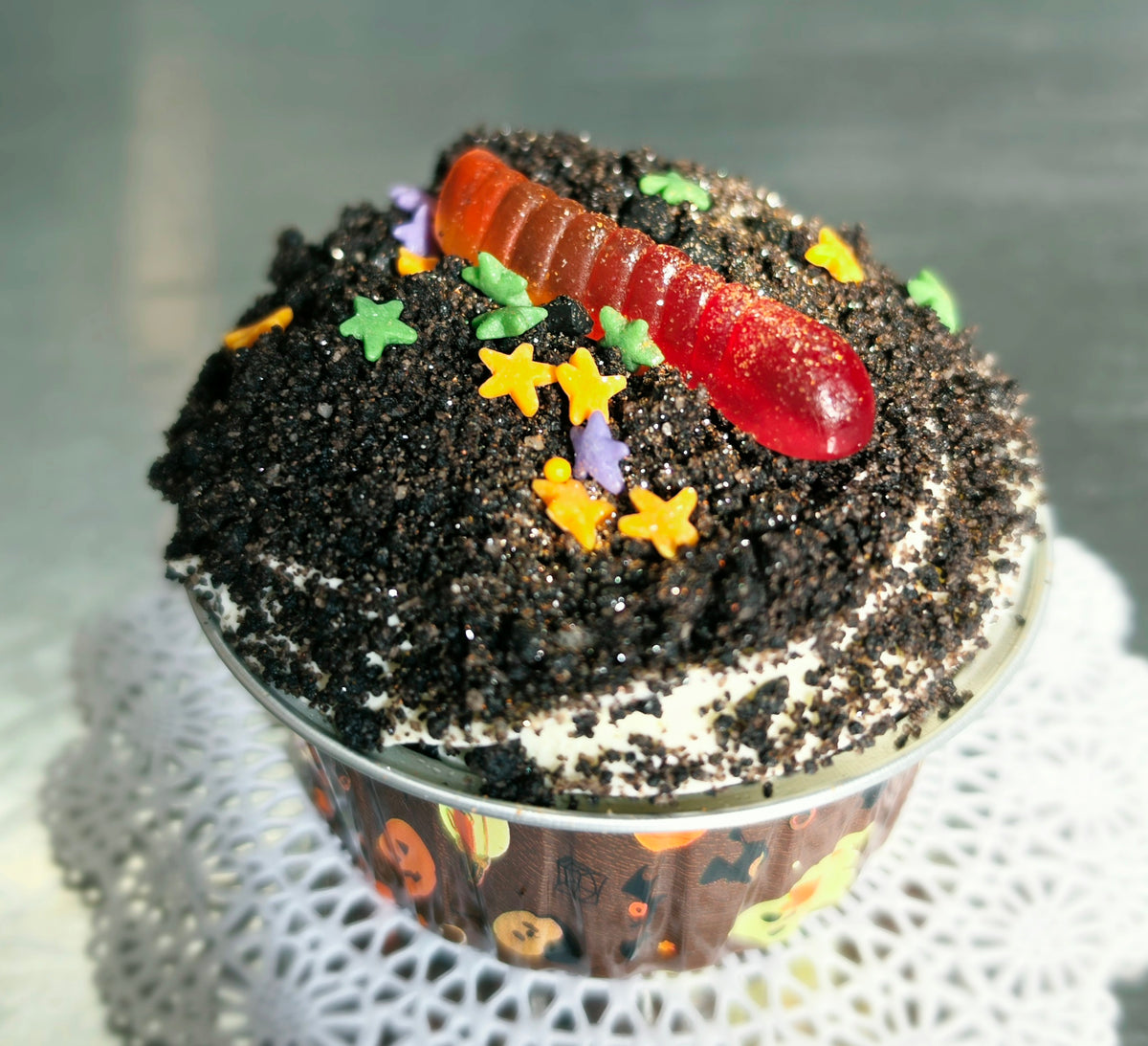 NEW! Halloween Cookies 'n;' Cream Dirt cake!