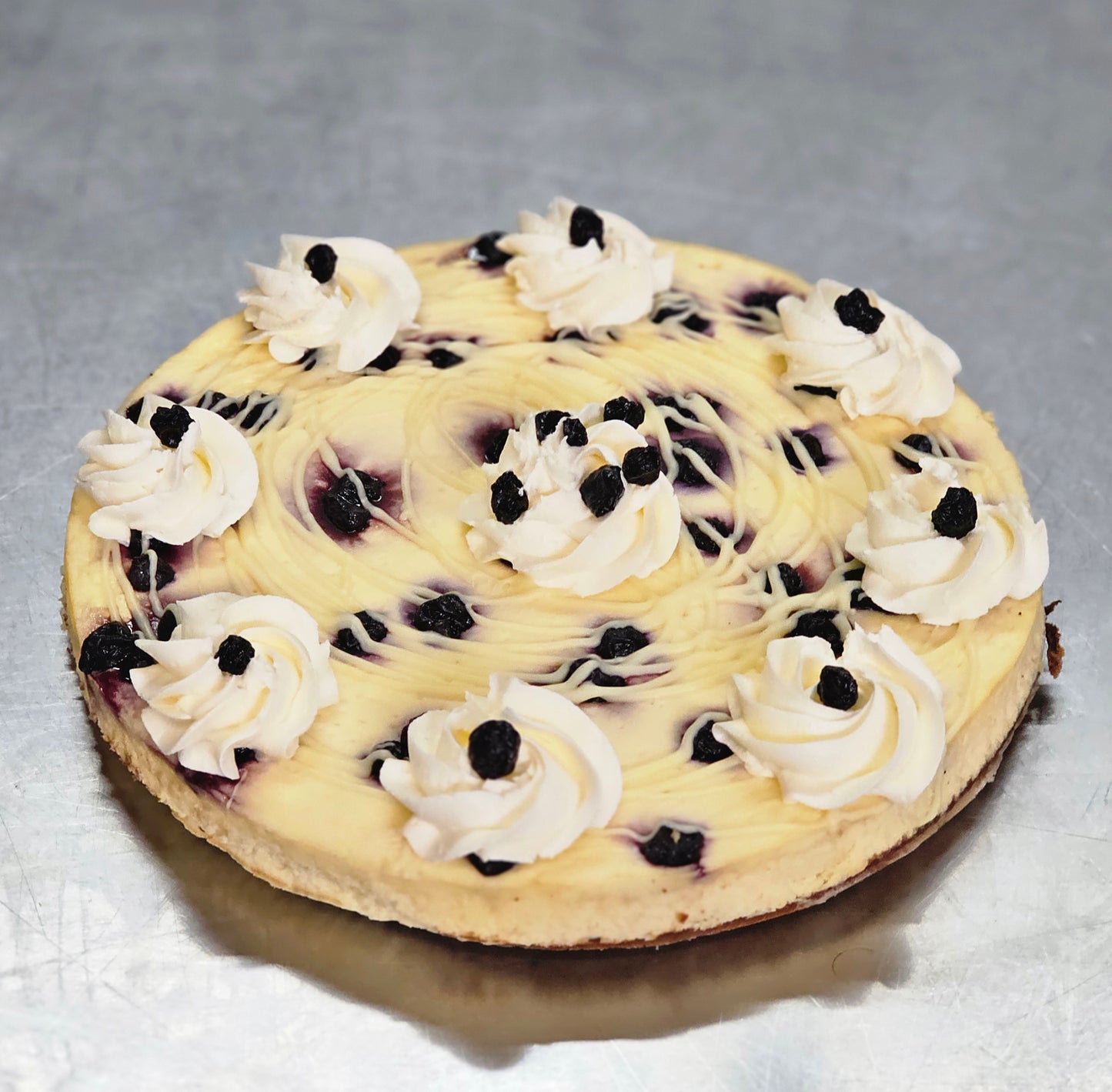 NEW! Blueberry White Chocolate Cheesecake (Net Carbs: 5.1g)