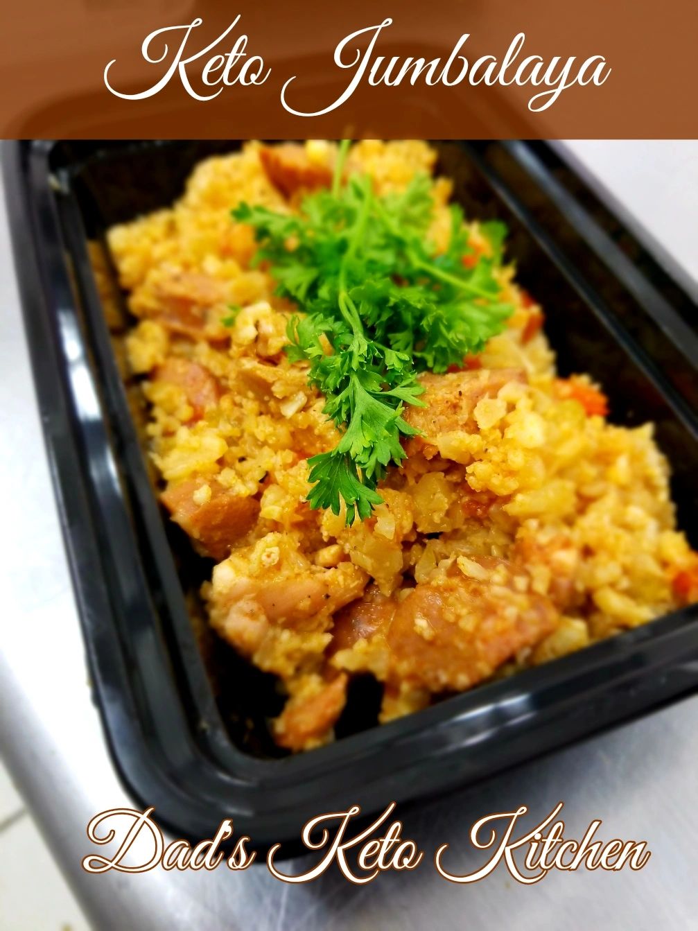Delicious keto-friendly Keto Jambalaya, low-carb and gluten-free