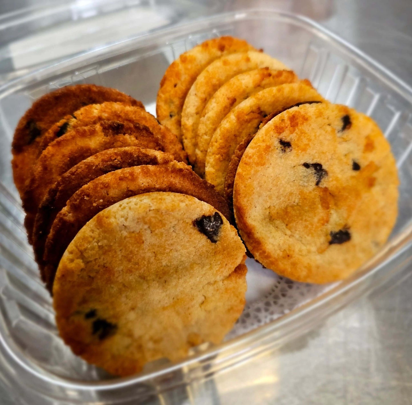 Low-carb and diabetic-friendly Keto Chocolate Chip Cookies - per dozen made with clean ingredients