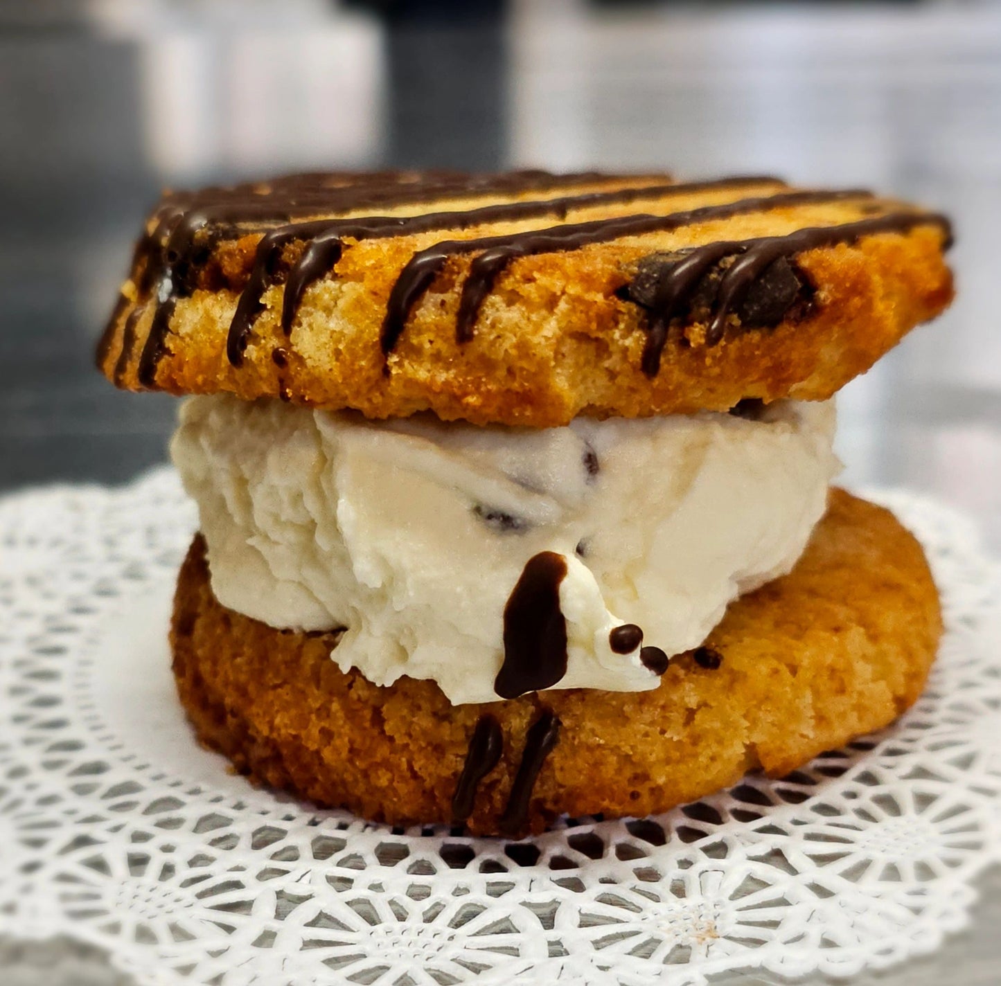 A delicious, low-carb Cannoli-Filled Cookie Sandwiches (2 pk) on a classic favorite dish