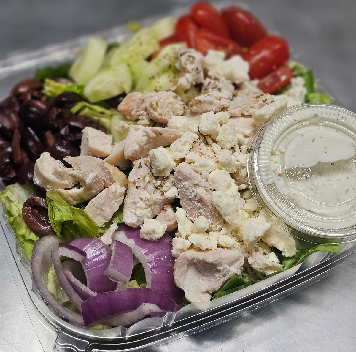 Greek Salad with Chicken