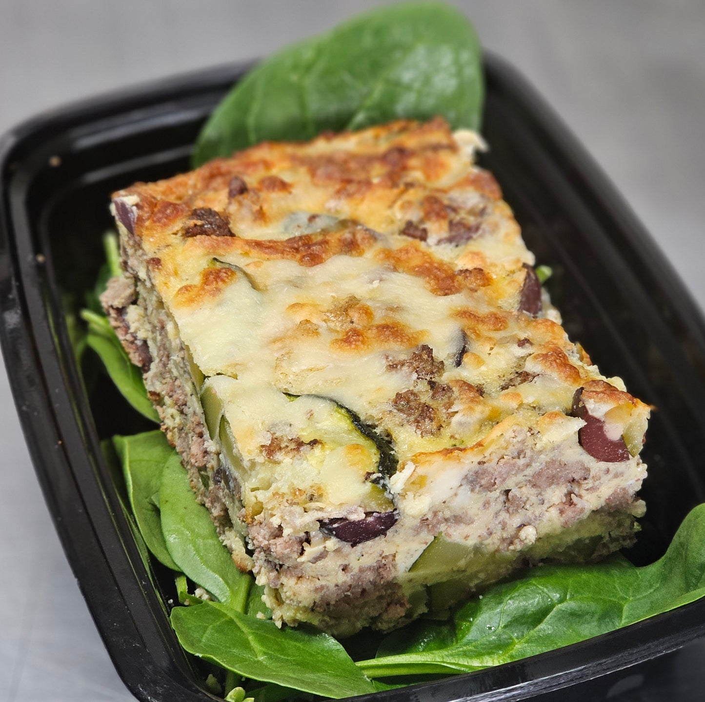 Greek Garlic Herb Beef Casserole (Net Carbs 3g)