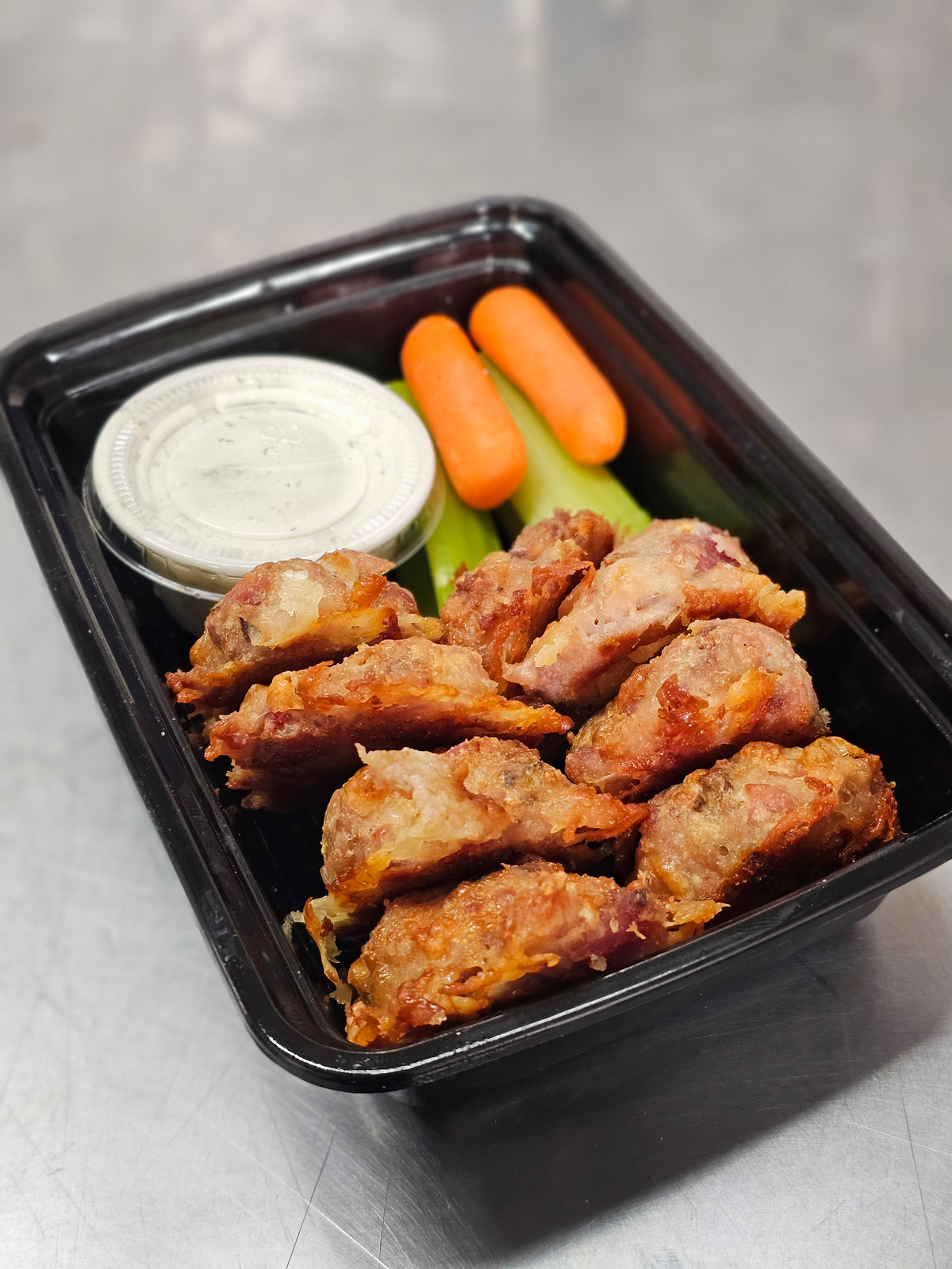 Bacon Chicken Nuggets w/Ranch Sauce