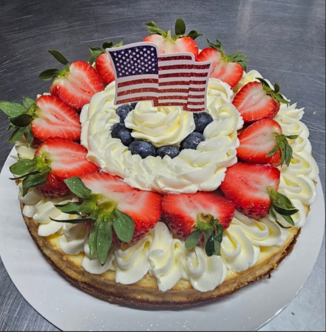 Red, White & Blue Cheesecake (whole only)