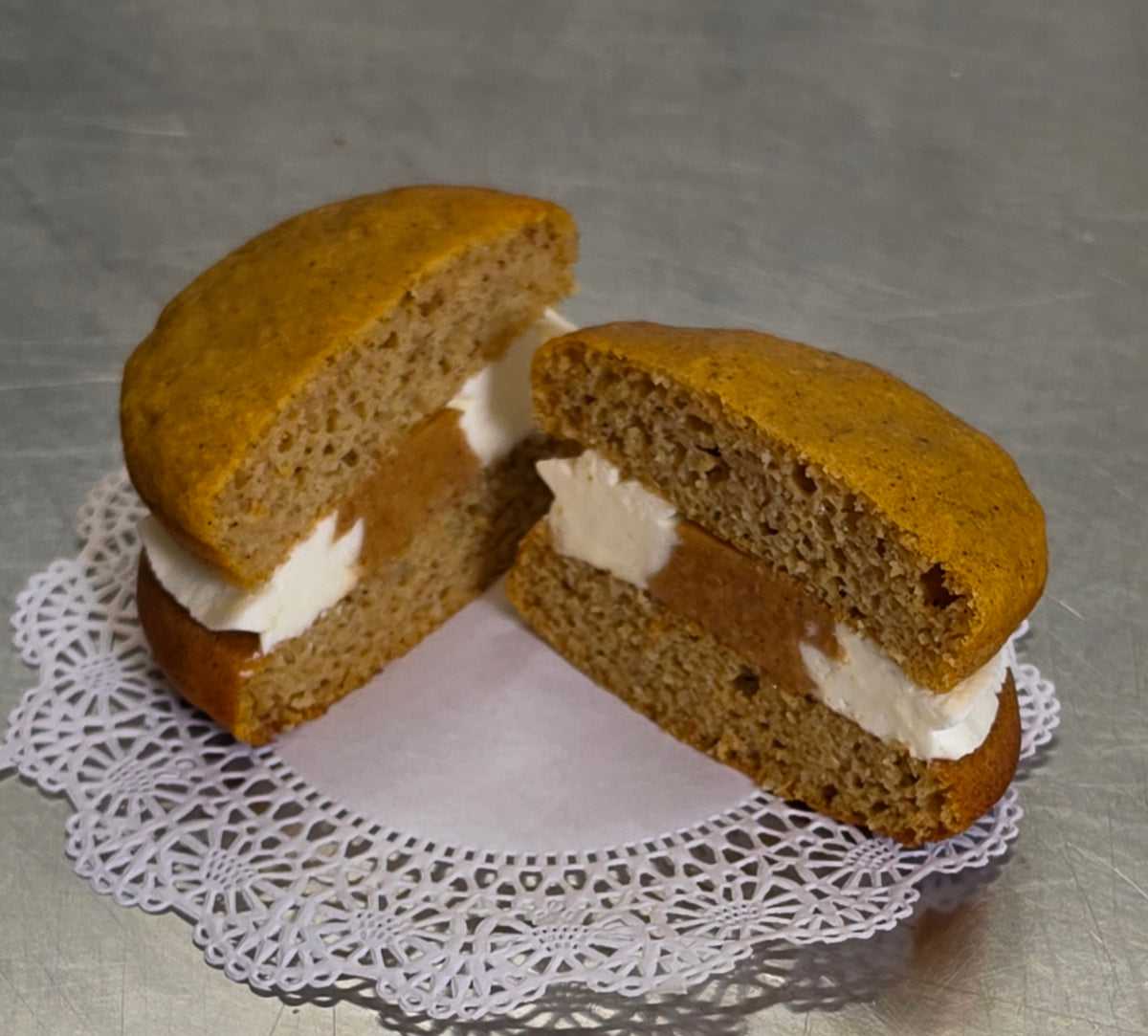 NEW! Pumpkin Marscapone Whoopie Pies (4pk)