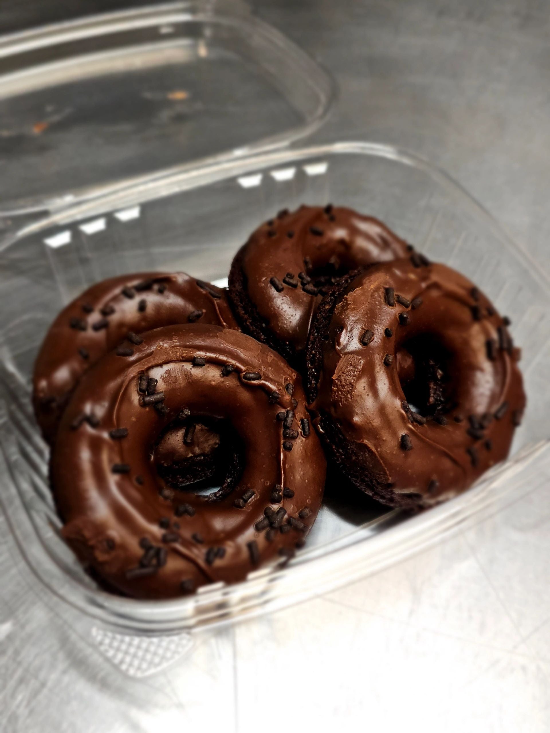 Savory and rich low-carb Chocolate Frosted Donuts (4pk) crafted for optimal health