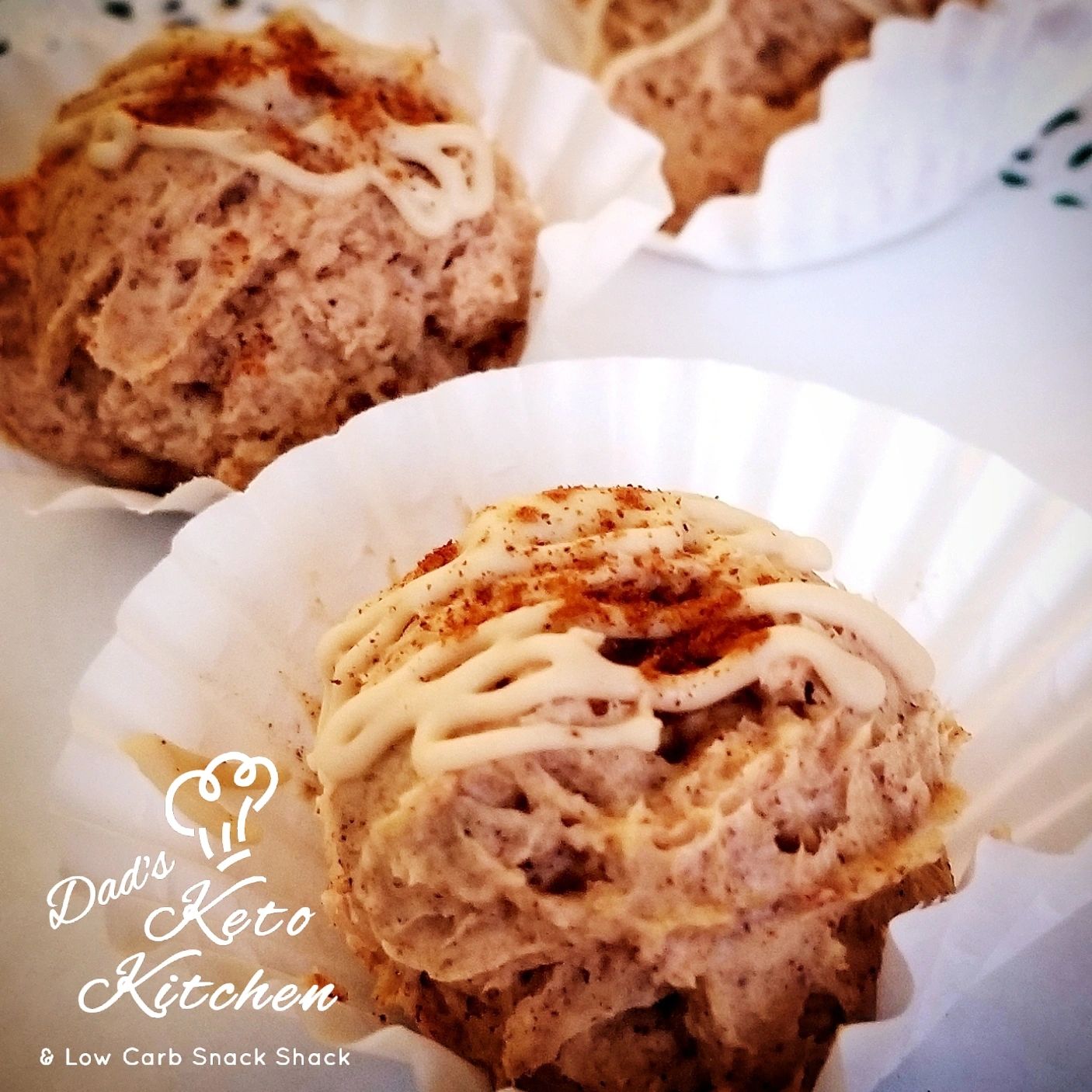 Wholesome, gluten-free Cinnamon Roll Fat Bombs perfect for a low-carb lifestyle