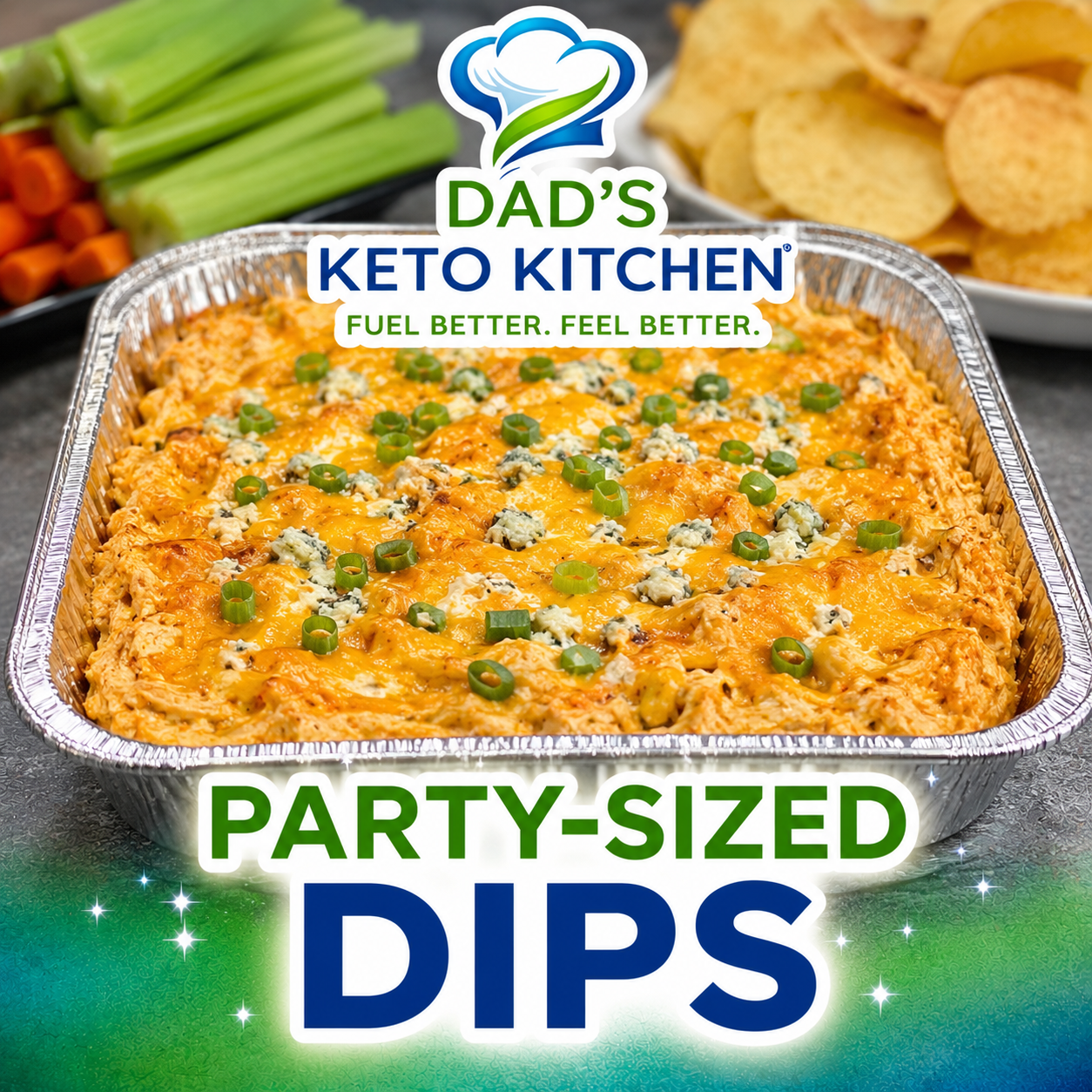Party Sized Dips (8x8 pan)