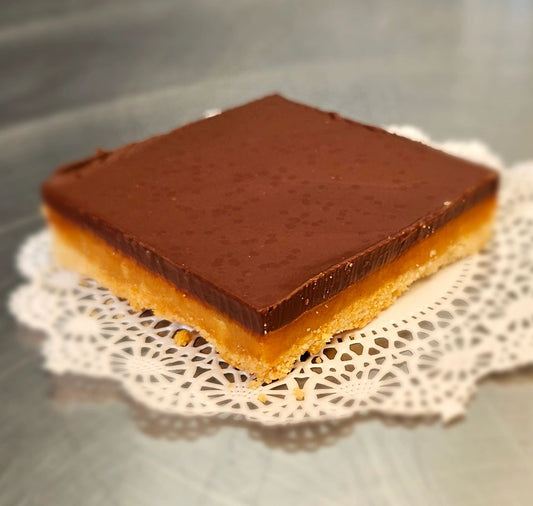 Guilt-free keto Dad's Tag-A-Long Bar - sugar-free, gluten-free, and low-carb