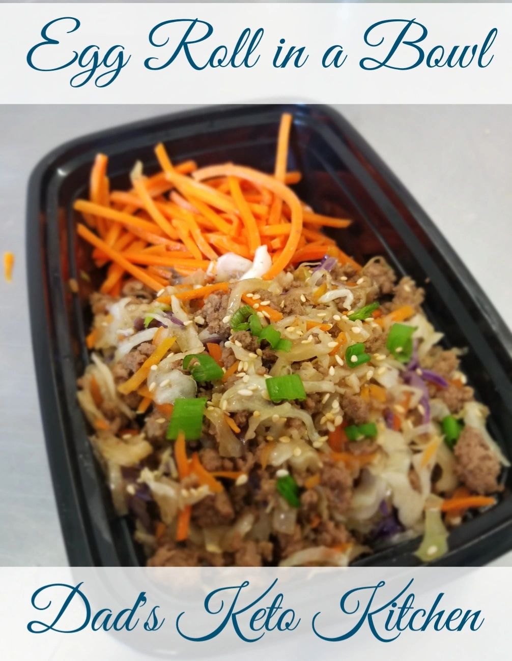 Guilt-free keto Famous Egg Roll in a Bowl - sugar-free, gluten-free, and low-carb