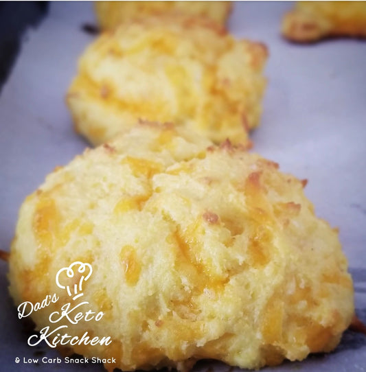 Wholesome, gluten-free Keto Cheddar Biscuits - 4 pack perfect for a low-carb lifestyle