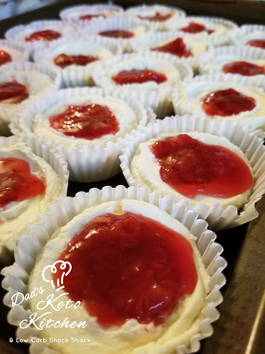 Wholesome, gluten-free Strawberry White Chocolate White Chocolate Whipped Cups perfect for a low-carb lifestyle