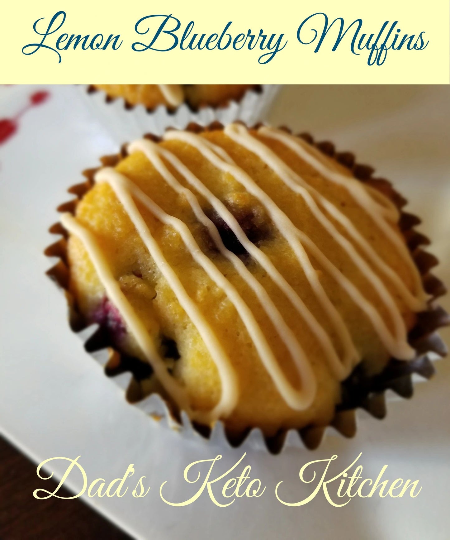 Wholesome low-carb Lemon Blueberry Muffins (4 pk), packed with flavor and nutrients