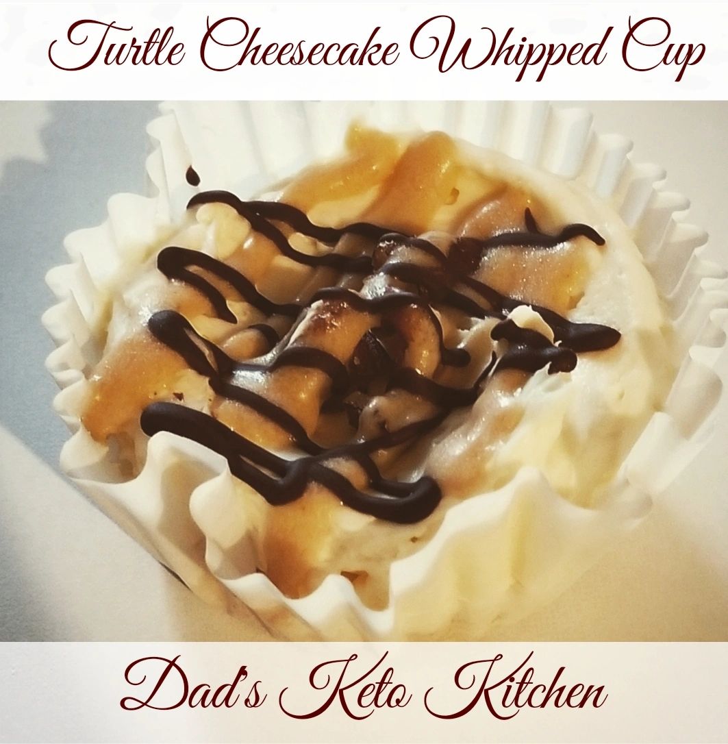 Balanced, flavorful low-carb Turtle Cheesecake Whipped Cup made with premium ingredients