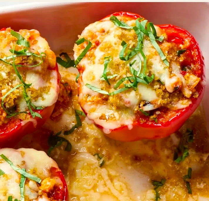 Chicken Parm Stuffed Peppers (2)