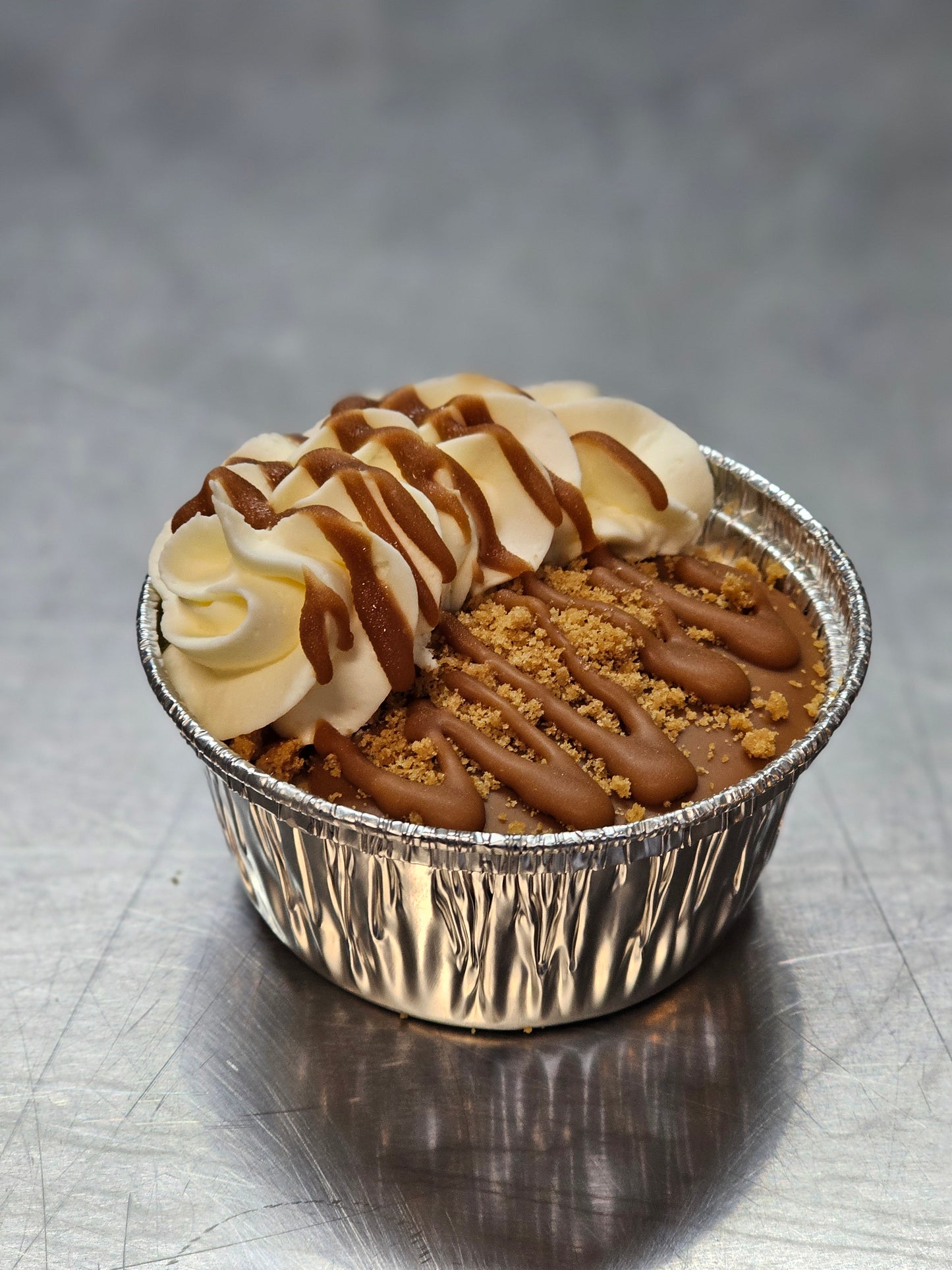 "Biscoff" Cheesecake Pie! (Net Carbs 3.5g)